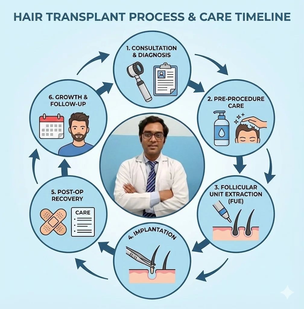 Hair Transplant: How a Dermatologist Dr Rohit Can Help You Restore Confidence - Dr. Rohit Gupta Dermatologist Blog