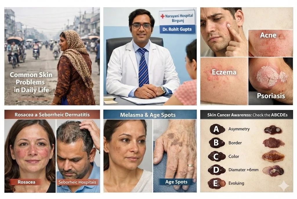 Common Skin Problems Explained: Expert Tips from Birgunj Dermatologist - Dr. Rohit Gupta Dermatologist Blog