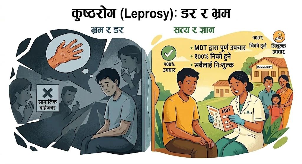 कुष्ठरोग (Leprosy): डर र भ्रम  - Dr. Rohit Gupta Dermatologist Blog